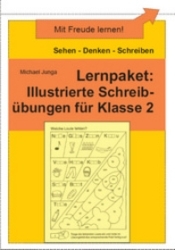 Michael Junga: Lernpaket Illustrierte Schreibübungen für Klasse 2