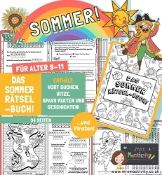 Mrs Mactivity: Sommer-Piraten-Rätselbuch (Alter 9-11)