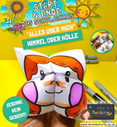 Mrs Mactivity: Himmel oder Hölle - Wer bin ich? Version 1 s/w