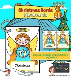 Mrs Mactivity: Englische Weihnachtswörter - Engel