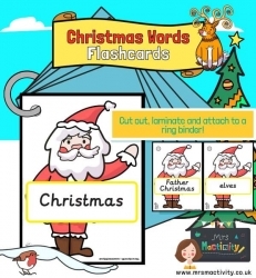 Mrs Mactivity: Englische Weihnachtswörter - Weihnachtsmann