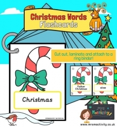 Mrs Mactivity - Englische Weihnachtswörter - Zuckerstange