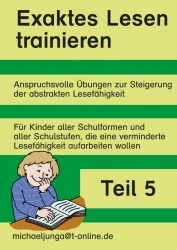 Michael Junga: Exaktes Lesen trainieren - Teil 5