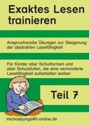 Michael Junga: Exaktes Lesen trainieren - Teil 7