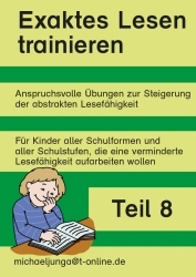 Michael Junga: Exaktes Lesen trainieren -Teil 8