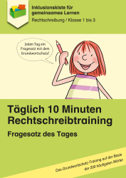 Jens Sonnenberg: Rechtschreibtraining - Fragesätze