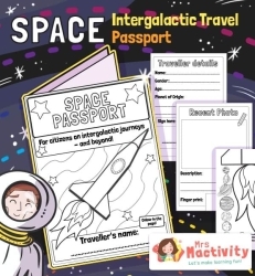 Mrs Mactivity: Astronauten Ausweis (sw)
