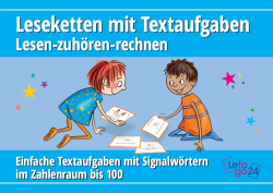 Letogo 24: Leseketten mit Textaufgaben