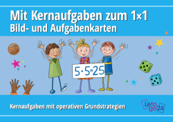 Letogo24: Mit Kernaufgaben zum 1x1 - Bild- und Aufgabenkarten