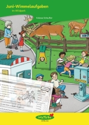 Valessa Scheufler: Juni-Wimmelaufgaben - Im Wildpark