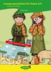 Kerstin Breuer: Lesespurgeschichten 3/4 - Abenteuer auf Safari (Komplettpaket)