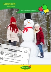 Anne Thomas & Kira Nehring: Lesepuzzle "Schneemann"